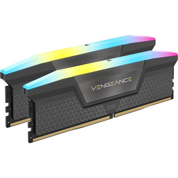 CORSAIR DDR5 32GB KIT 2X16GB PC 6000  VENGEANCE RGB CMH32GX5M2B6000Z30K