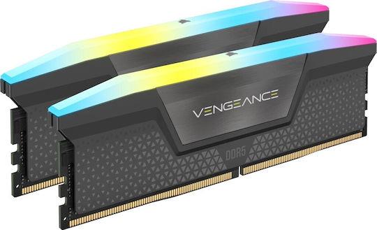 DDR5 64GB KIT 2x32GB PC 6000 Corsair Vengeance RGB