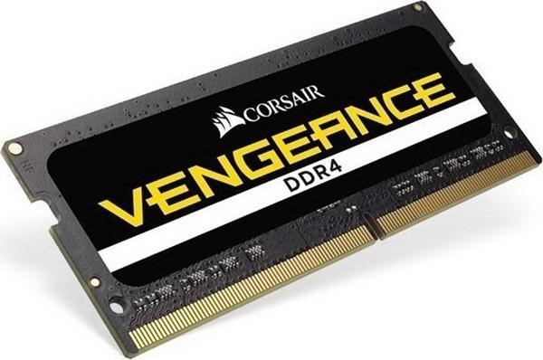 CORSAIR SO-DIMM 16 GB DDR4-2400 KIT, MEMORY, 16 GB OF 16-16-39 CL16 2 PIECES BLACK, CMSX16GX4M2A2400C16, VENGEANCE