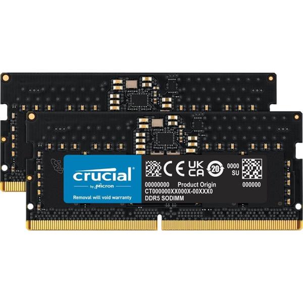 CRUCIAL DDR5-5600 KIT 16GB 2X8GB SODIMM CL46 16GBIT