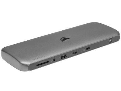 Corsair Thunderbolt 4 Dock Station Tbt200 - Grey - Cu-9000002-Eu Cu-9000002-Eu