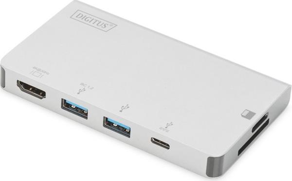 DIGITUS USB TYPE-C MULTIPORT TRAVEL DOCK 6-PORT