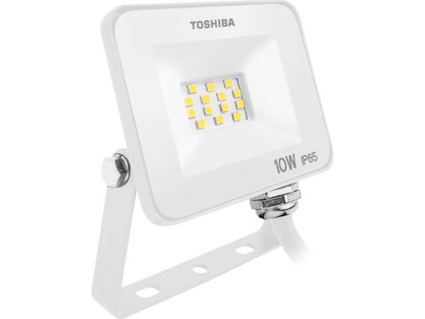 Toshiba Led Floodlight Ip65 10W 6500K White Dell-Flc4010C5A021