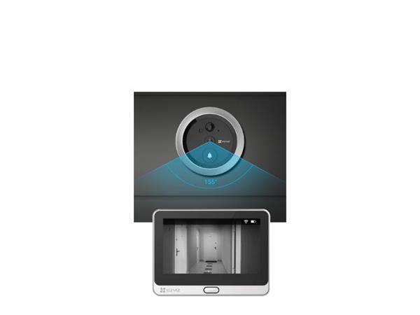 Hikvision Ezviz Wire-Free Peephole Doorbell Dp2C Dp2C