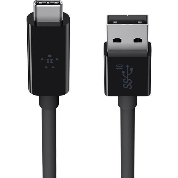 BELKIN USB 3.1 SUPERSPEED CABLE USB-C TO USB-A 1M BLACK