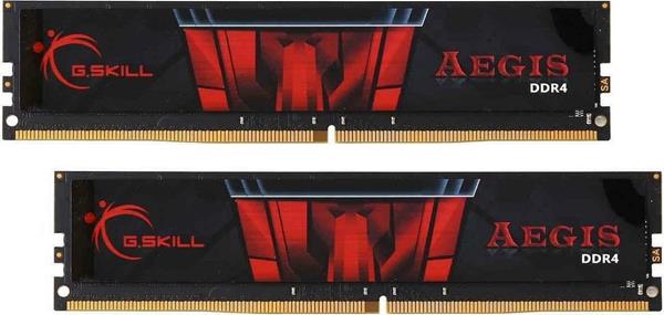 G.SKILL DIMM 16 GB DDR4-2666 KIT, MEMORY, 16 GB OF 19-19-43 CL19 OF 2-F4-2666C19D 16GIS, AEGIS