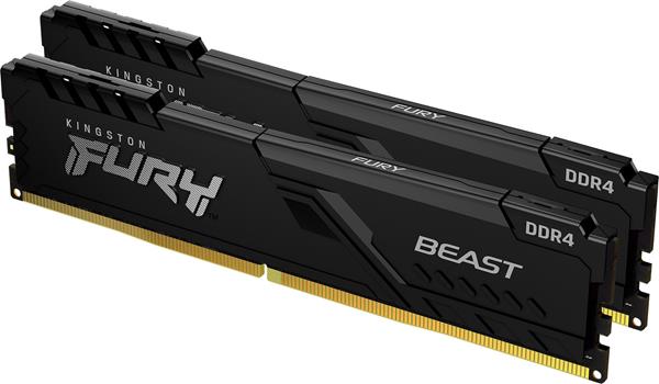 KINGSTON Memory  FURY Beast Black DDR4, 3200MT/s, 64GB, KIT OF 2