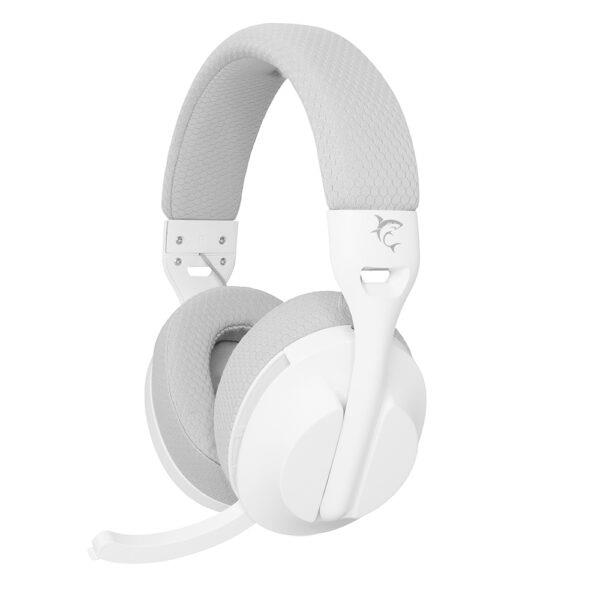 WHITE SHARK TRIPLE MODE WIRED/WIRELESS/BT GAMING HEADSET WGH-2441 WHITE/GREY