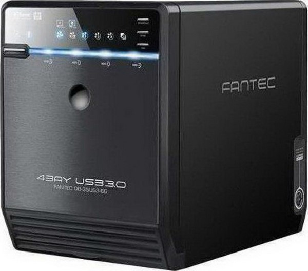 FANTEC QB-35US3-6G BLACK 4X3,5  SATA HDD USB3.0 ESATA