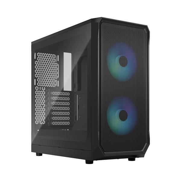 PC- Case Fractal Focus 2 RGB TG Clear Tint black