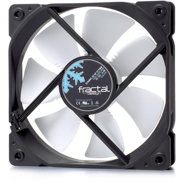 FRACTAL DESIGN DYNAMIC X2 GP-12 PWM, CASE FAN WHITE - BLACK