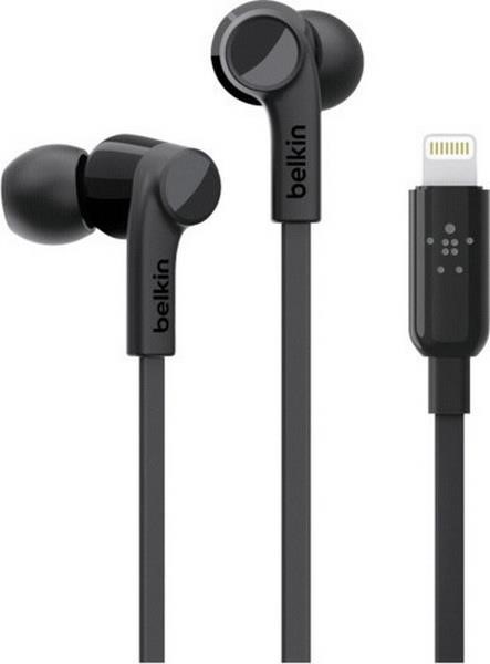 BELKIN ROCKSTAR IN-EAR HEADPHONE LIGHTNING BLACK G3H0001BTBLK