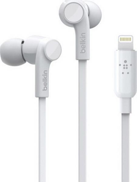 BELKIN ROCKSTAR IN-EAR HEADPHONE LIGHTNING WHITE G3H0001BTWHT