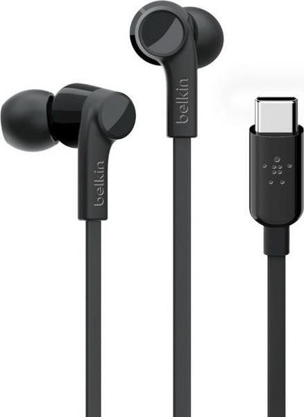 BELKIN ROCKSTAR IN-EAR HEADPHONE USB-C CONNECTOR BL. G3H0002BTBLK