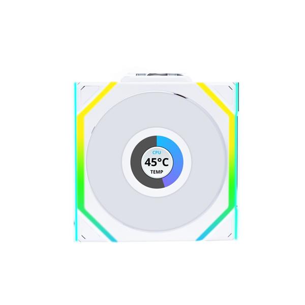 Lian Li UNIFAN SL Wireless LCD 120-1PCS Reverse White – Case Fan