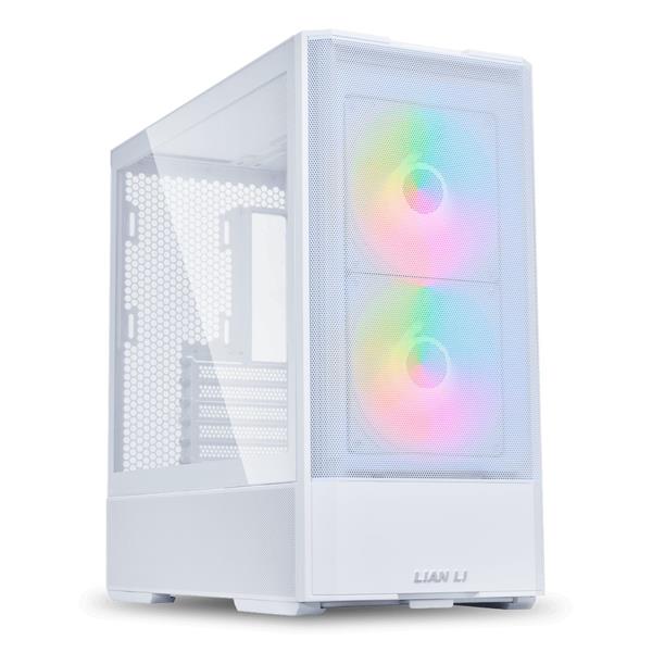 Lian Li LANCOOL 207 White – ATX PC Case (4 ARGB FANS) 2 x front 140 PWM & 2 bottom 120 PWM reverse