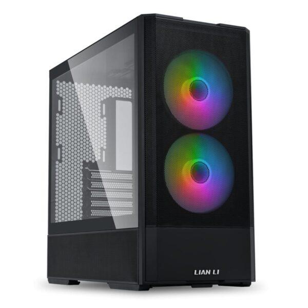 Lian Li LANCOOL 207 Black – ATX PC Case (4 ARGB FANS) 2 x front 140 PWM & 2 bottom 120 PWM reverse