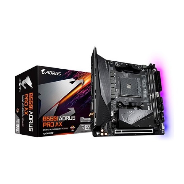 GIGABYTE MOTHERBOARD  AM4 B550I AORUS PRO AX