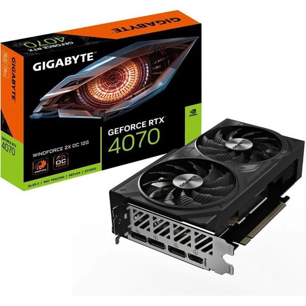 VGA Gigabyte GeForce® RTX 4070 12GB Windforce 2X OC