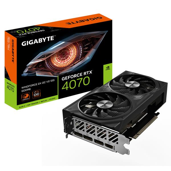 GIGABYTE GeForce RTX 4070 WINDFORCE 2X OC V2 12G