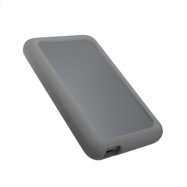 ICY BOX TYPE-C 3.2 EXTERNAL CASE FOR 2.5′ SATA III HDD/SSD WITH SILICON SLEEVE GREY