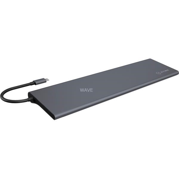 ICY BOX IB-DK2102-C, DOCKING STATION ANTHRACITE, HDMI, USB C, VGA, MINI DISPLAYPORT