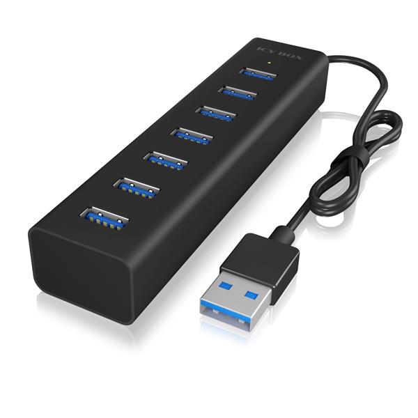 RAIDSONIC ICY BOX IB-HUB1700-U3 7 PORT USB 3.0 HUB