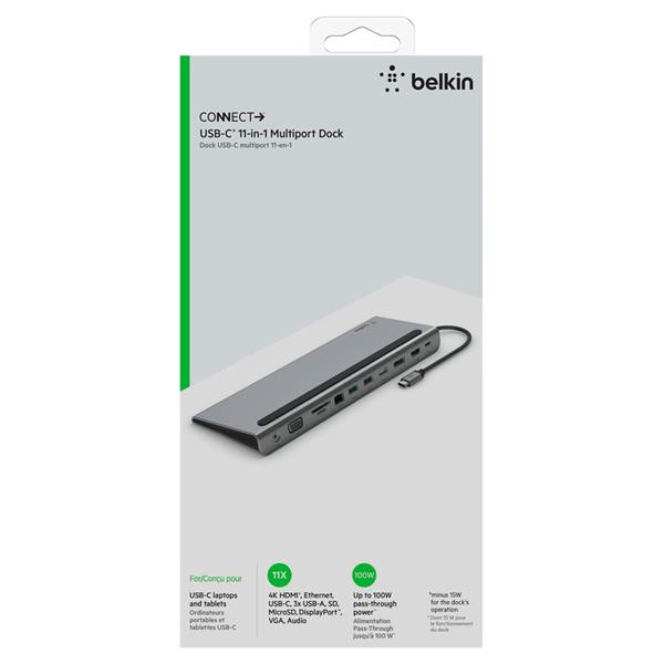 BELKIN CONNECT USB-C 11-IN-1 MULTIPORT-DOCK       INC004BTSGY