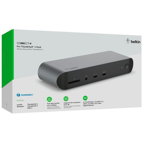 BELKIN THUNDERBOLT 4 DOCK PRO INCL. 0,8M CABLE INC006VFSGY