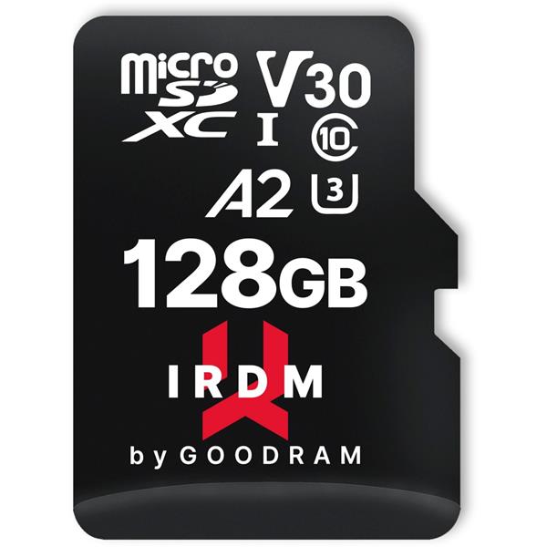 GOODRAM IRDM MICROSDXC     128GB V30 UHS-I U3 + ADAPTER