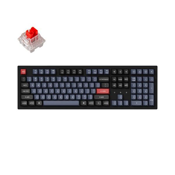 Keychron K10Pro (K10P-H1) QMK/VIA Wireless Mechanical Keyboard-Red Switch (Hot-Swappable) 100% US