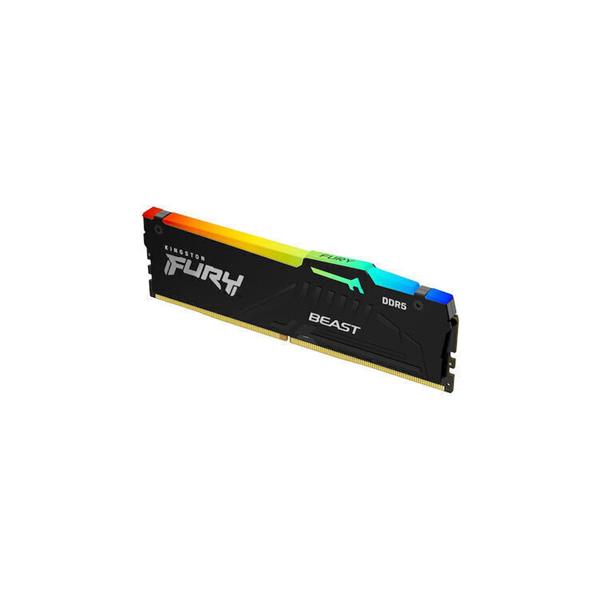 KINGSTON Memory FURY Beast Black RGB DDR5, 5200MT/s, 16GB