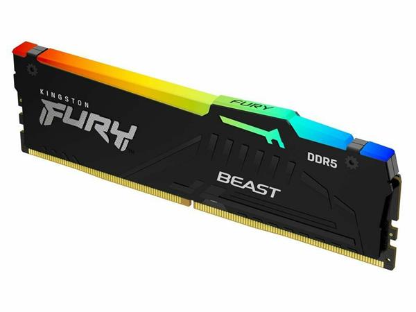 Kingston DDR5 32GB PC 5200  FURY Beast RGB KF552C40BBA-32