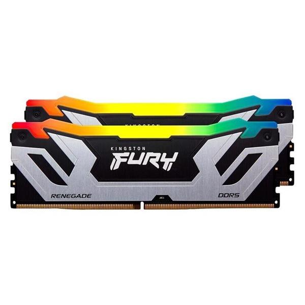 KINGSTON Memory CUDIMM  FURY Renegade Silver RGB DDR5, 8400MT/s, 48GB KIT OF 2