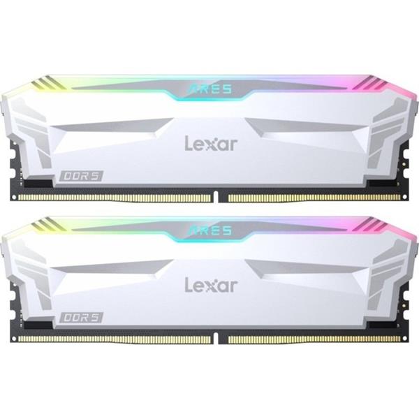 DDR5 32GB KIT 2x16GB PC 6400 Lexar ARES RGB CL32 with heatsink white