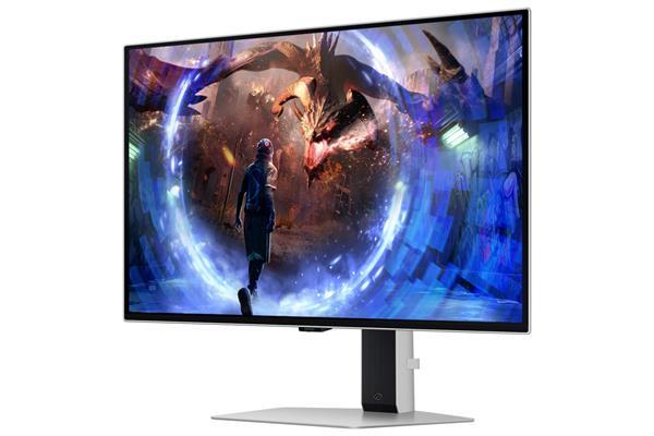 Samsung G60SD computer monitor 68.6 cm (27 ) 2560 x 1440 pixels Quad HD OLED Silver