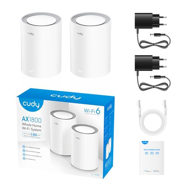 Mesh Wi-Fi6 AX1800 Cudy M1800 2-Pack