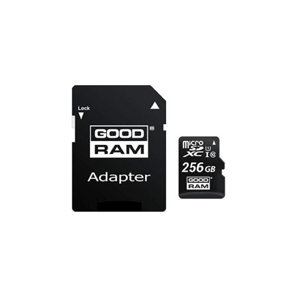 GOODRAM MEM MICRO SD 256GB M1AA CL10 UHS-I + ADAPT