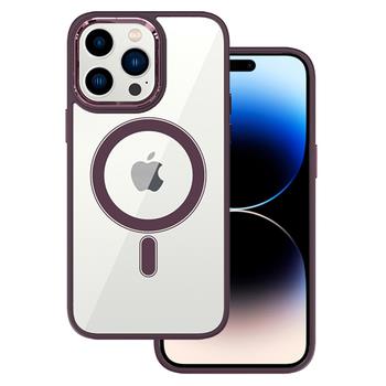 Tel Protect Magnetic Clear Case for Iphone 12 Pro Max Cherry