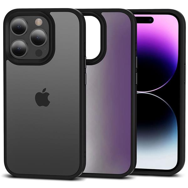 Tech-Protect Pro Back Cover Πλαστικό / Σιλικόνης Matte Black (iPhone 15 Pro Max)