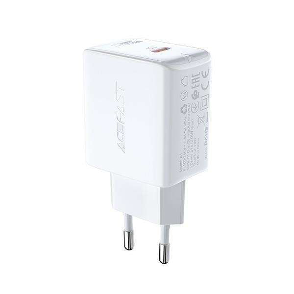 Φορτιστής Χωρίς Καλώδιο με Θύρα USB-C 20W Power Delivery Λευκός Acefast A1