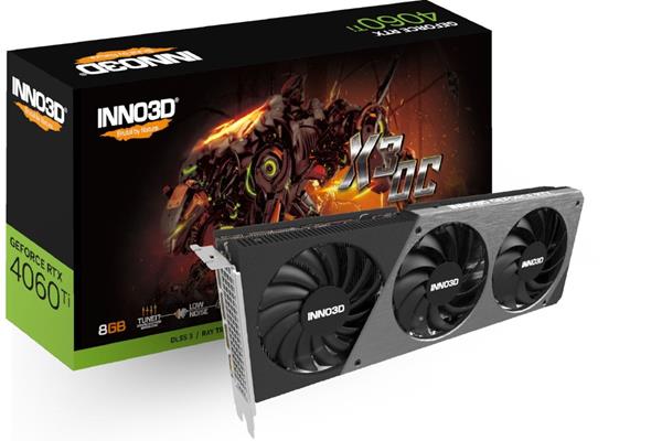 INNO3D GEFORCE® RTX 4060TI 8GB TWIN X3 OC