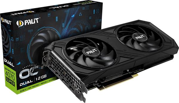 VGA Palit GeForce® RTX 4070 Super 12GB Dual OC