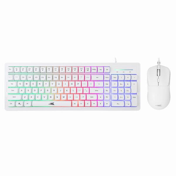 BARACUDA GAMING COMBO KEYBOARD AND MOUSE BGC-012 ORCA WHITE