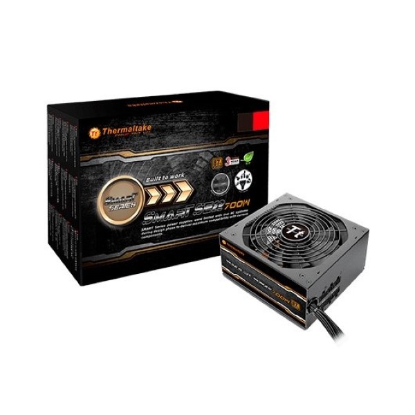 THERMALTAKE SUPPLY ATX 700W SMART SE2 BLACK 87% EFFICIENCY / SEMI MODULAR / FAN 140MM PS-SPS-0700MSAWE-1