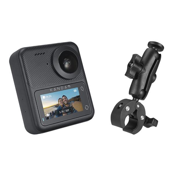 Kandao QooCam 3 360° Action Camera - Motorcycle Combo