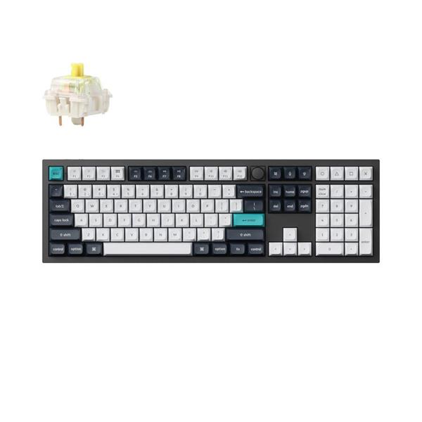 Keychron Q6 Max (Q6M-M4) QMK/VIA Wireless Custom Mechanical Keyboard-Banana Switch 100% US Lay