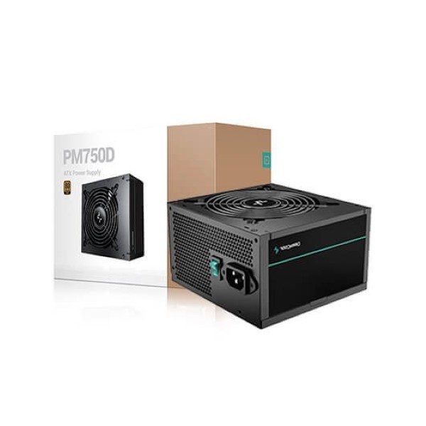 DEEPCOOL POWER SUPPLY ATX 750W PM750D BLACK