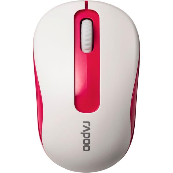 RAPOO M10 PLUS RED WIRELESS OPTICAL MOUSE