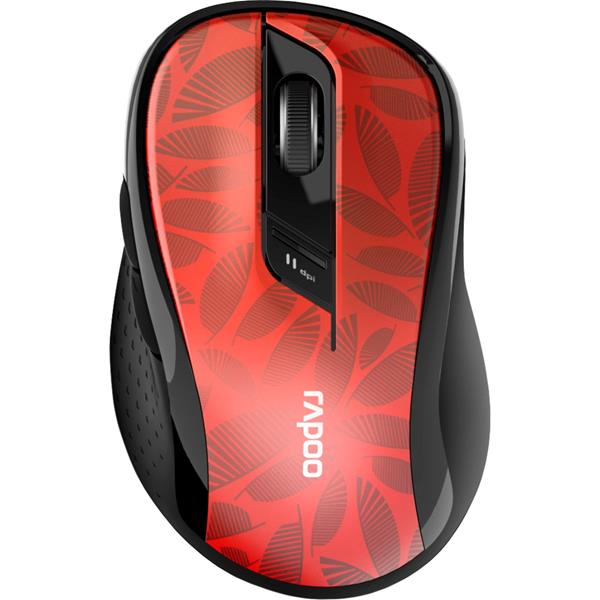 RAPOO M500 DARK RED MULTI-MODE WIRELESS MOUSE